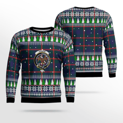 Clan Agnew Modern Crest Tartan Christmas Ugly Sweater RF27 Agnew Modern Crest Tartan Tartan Ugly Sweater