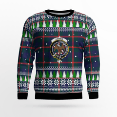 Clan Agnew Modern Crest Tartan Christmas Ugly Sweater RF27 Agnew Modern Crest Tartan Tartan Ugly Sweater