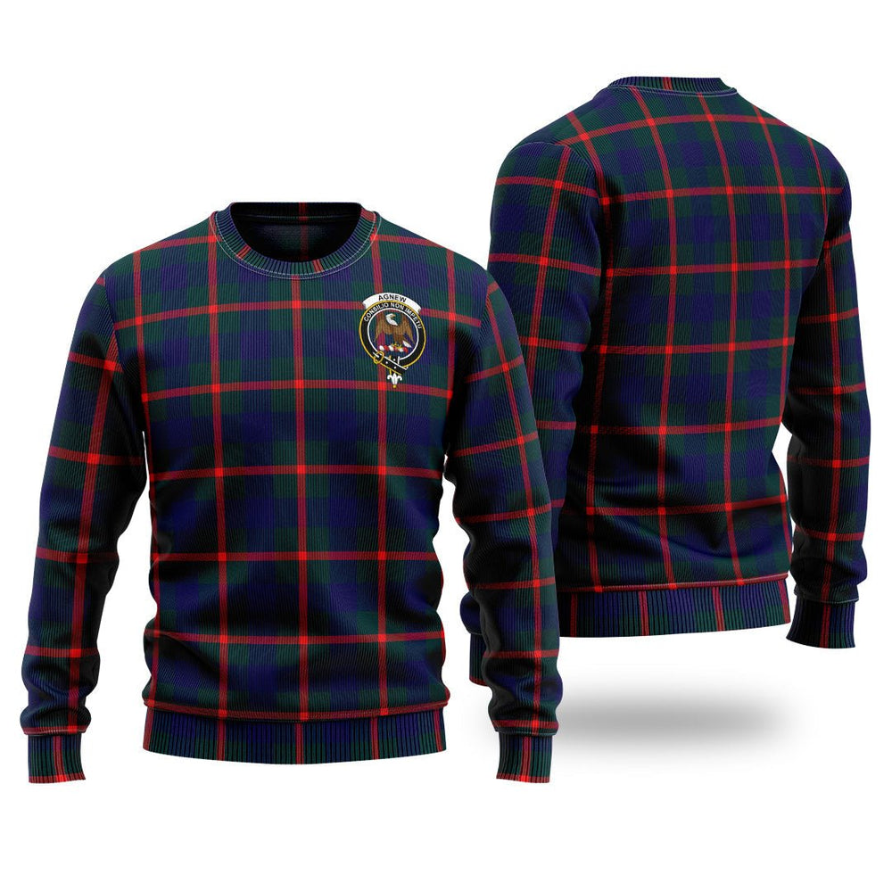 Clan Agnew Modern Tartan Christmas Ugly Sweater BH51 Agnew Modern Tartan Tartan Sweater