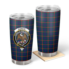 Clan Agnew Modern Tartan Crest Tumbler OB10 Clan Agnew Tartan Today