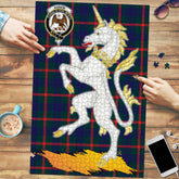 Clan Agnew Modern Tartan Crest Unicorn Scotland Jigsaw Puzzles Gift For Family UM23 Clan Agnew Tartan Today