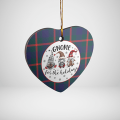 Clan Agnew Modern Tartan Gnome Heart Ceramic Ornament IE70 Agnew Modern Tartan Gnome Tartan Christmas