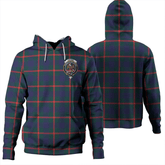 Clan Agnew Modern Tartan Hoodie Crest KBNWQDO4-1 Agnew Modern Tartan Hoodies
