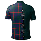Clan Agnew Modern Tartan Polo Shirt - Lion Rampant And Celtic Thistle Style LQ56 Agnew Modern Tartan Tartan Polo