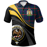 Clan Agnew Modern Tartan Polo Shirt - Royal Coat Of Arms Style EB94 Agnew Modern Tartan Tartan Polo