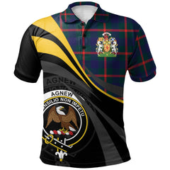 Clan Agnew Modern Tartan Polo Shirt - Royal Coat Of Arms Style EB94 Agnew Modern Tartan Tartan Polo
