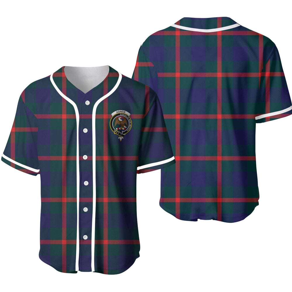 Clan Agnew Tartan Unisex Baseball Jersey JE45GI26 Clan Agnew Tartan Today