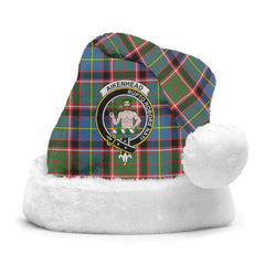 Clan Aikenhead Tartan Crest Christmas Santa Hat EZ46 Aikenhead Tartan Tartan Santa Hat