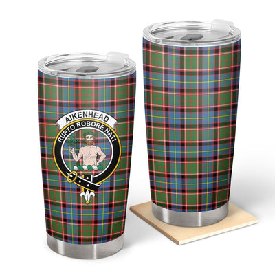 Clan Aikenhead Tartan Crest Tumbler
