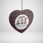 Clan Aikenhead Tartan Gnome Heart Ceramic Ornament KG86 Aikenhead Tartan Gnome Tartan Christmas