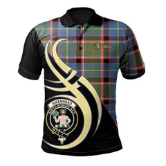 Clan Aikenhead Tartan Polo Shirt - Believe In Me Style XB30 Aikenhead Tartan Tartan Polo
