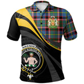 Clan Aikenhead Tartan Polo Shirt - Royal Coat Of Arms Style EL91 Aikenhead Tartan Tartan Polo