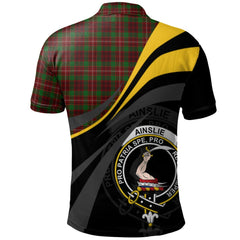 Clan Ainslie 02 Tartan Polo Shirt - Royal Coat Of Arms Style EF37 Ainslie 02 Tartan Tartan Polo
