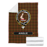 Clan Ainslie Family Tartan Crest Blanket 3 Sizes ZL25 Clan Ainslie Tartan Today