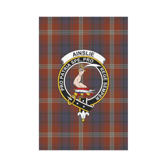 Clan Ainslie Tartan Crest Garden Flag DS52 Clan Ainslie Tartan Today