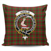 Clan Ainslie Tartan Crest Pillow Cover LL76 Clan Ainslie Tartan Today