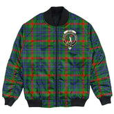 Clan Aiton Tartan Crest Bomber Jacket EH55 Aiton Tartan Tartan Bomber Jacket