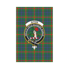 Clan Aiton Tartan Crest Garden Flag VO31 Clan Aiton Tartan Today