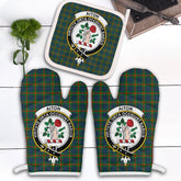 Clan Aiton Tartan Crest Oven Mitt And Pot Holder (2 Oven Mitts + 1 Pot Holder) GA73 Clan Aiton Tartan Today