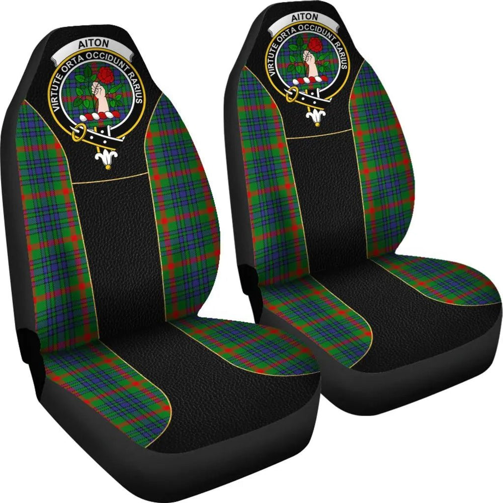 Clan Aiton Tartan Crest Special Style Car Seat Cover HA75 Clan Aiton Tartan Today