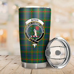 Clan Aiton Tartan Crest Tumbler UM30 Clan Aiton Tartan Today