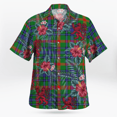 Clan Aiton Tartan Scottish Lion Hawaiian Shirt IT31 Aiton Tartan Tartan Hawaii Shirt