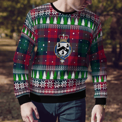 Clan Akins Crest Tartan Christmas Ugly Sweater IA87 Akins Crest Tartan Tartan Ugly Sweater
