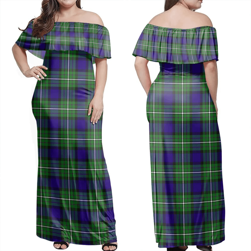 Clan Alexander Tartan Hawaii Dress MO95 Clan Alexander Tartan Hawaii Dress