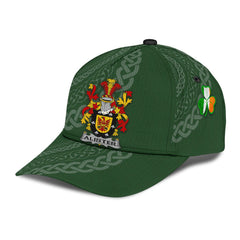 Clan Alister Coat Of Arms - Irish Family Crest St Patrick's Day Classic CapUF81 Classic Cap - Alister Coat Of Arms St Patrick's Day Classic Cap Irish Cap