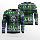 Clan Allardice Crest Tartan Christmas Ugly Sweater QO98 Allardice Crest Tartan Tartan Ugly Sweater
