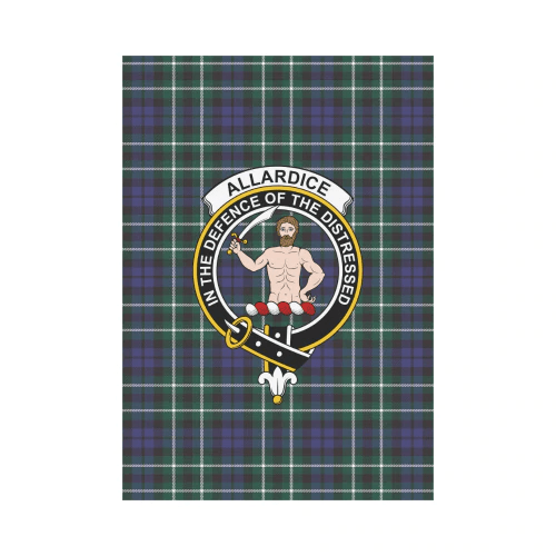 Clan Allardice Tartan Crest Garden Flag FN15 Clan Allardice Tartan Today