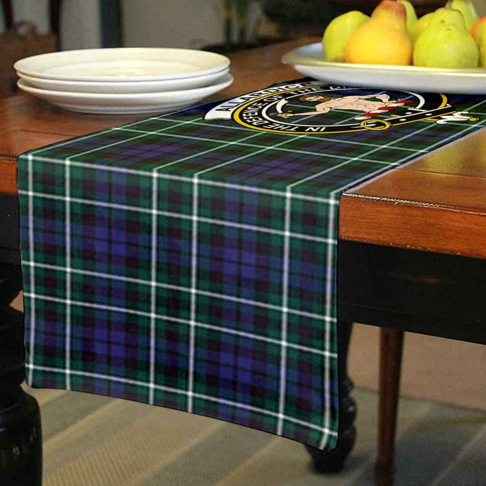 Clan Allardice Tartan Crest Table Runner Cotton RA77 Allardice Tartan Tartan Table Runner