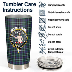 Clan Allardice Tartan Crest Tumbler LJ54 Clan Allardice Tartan Today