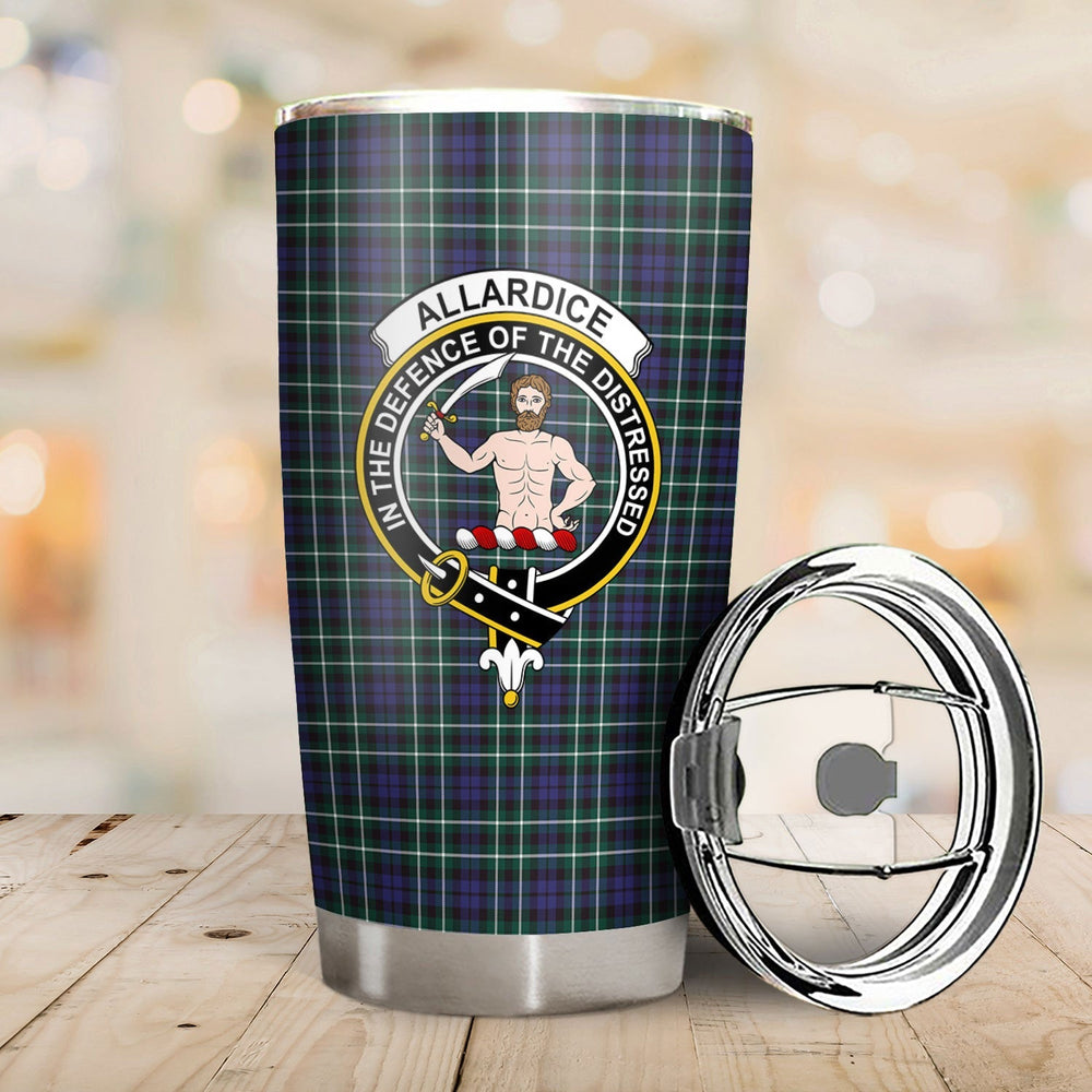 Clan Allardice Tartan Crest Tumbler LJ54 Clan Allardice Tartan Today