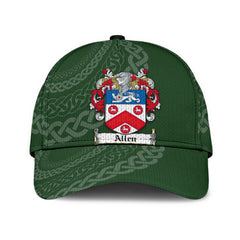 Clan Allen Coat Of Arms Dublinarms - Irish Family Crest St Patrick's Day Classic CapVU72 Classic Cap - Allen Coat Of Arms Dublinarms St Patrick's Day Classic Cap Irish Cap