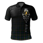 Clan Allison (MacBean and Bishop) Tartan Polo Shirt - Alba Celtic Style DF89 Allison (MacBean and Bishop) Tartan Tartan Polo