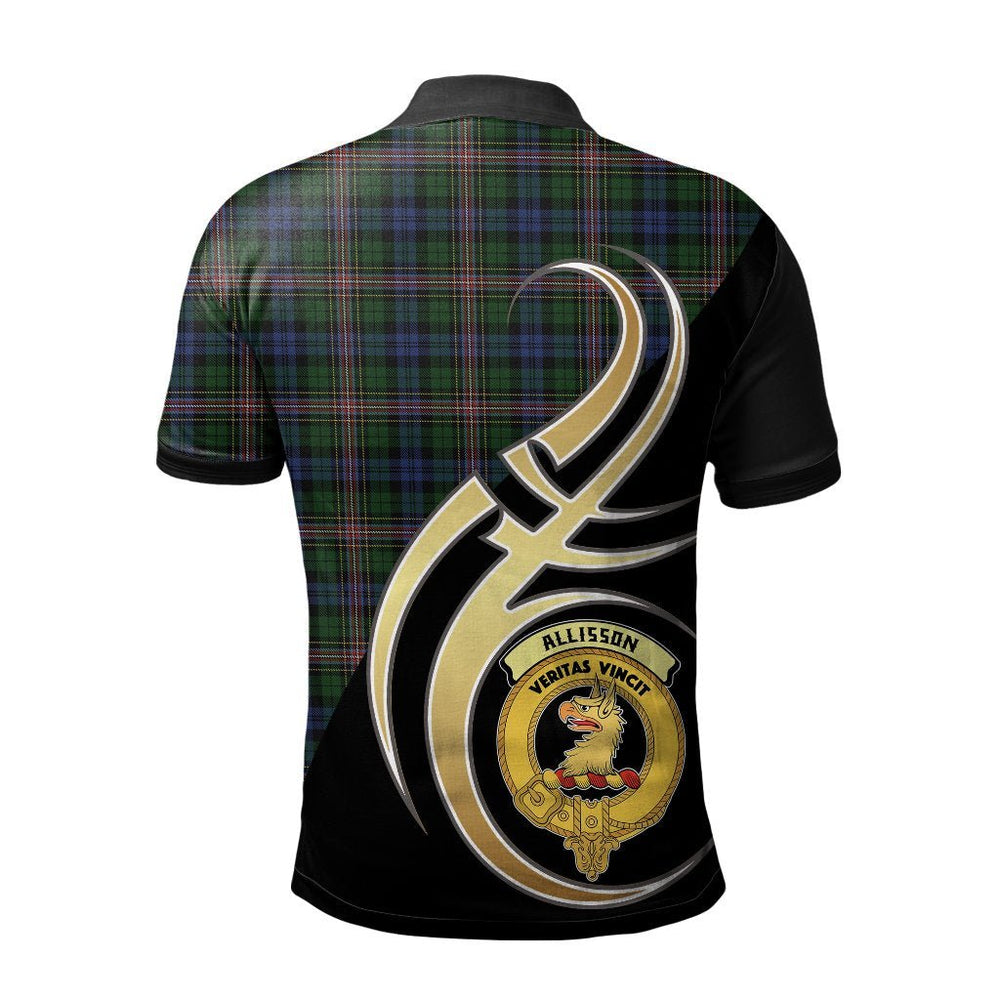 Clan Allison Tartan Polo Shirt - Believe In Me Style RB31 Allison Tartan Tartan Polo