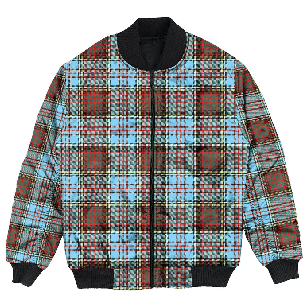 Clan Anderson Ancient Tartan Bomber Jacket WF20 Anderson Ancient Tartan Tartan Bomber Jacket