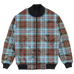 Clan Anderson Ancient Tartan Bomber Jacket WF20 Anderson Ancient Tartan Tartan Bomber Jacket