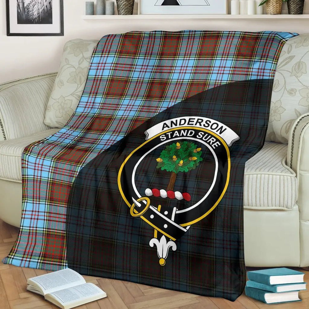 Clan Anderson Ancient Tartan Crest Blanket Wave Style XO95 Clan Anderson Tartan Today