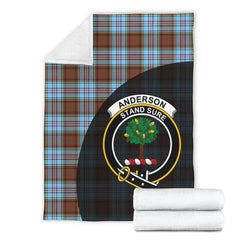 Clan Anderson Ancient Tartan Crest Blanket Wave Style XO95 Clan Anderson Tartan Today