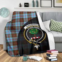 Clan Anderson Ancient Tartan Crest Blanket Wave Style XO95 Clan Anderson Tartan Today