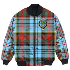 Clan Anderson Ancient Tartan Crest Bomber Jacket PR58 Anderson Ancient Tartan Tartan Bomber Jacket
