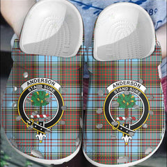 Clan Anderson Ancient Tartan Crest Clogs Classic BB86 Anderson Ancient Tartan Tartan Today