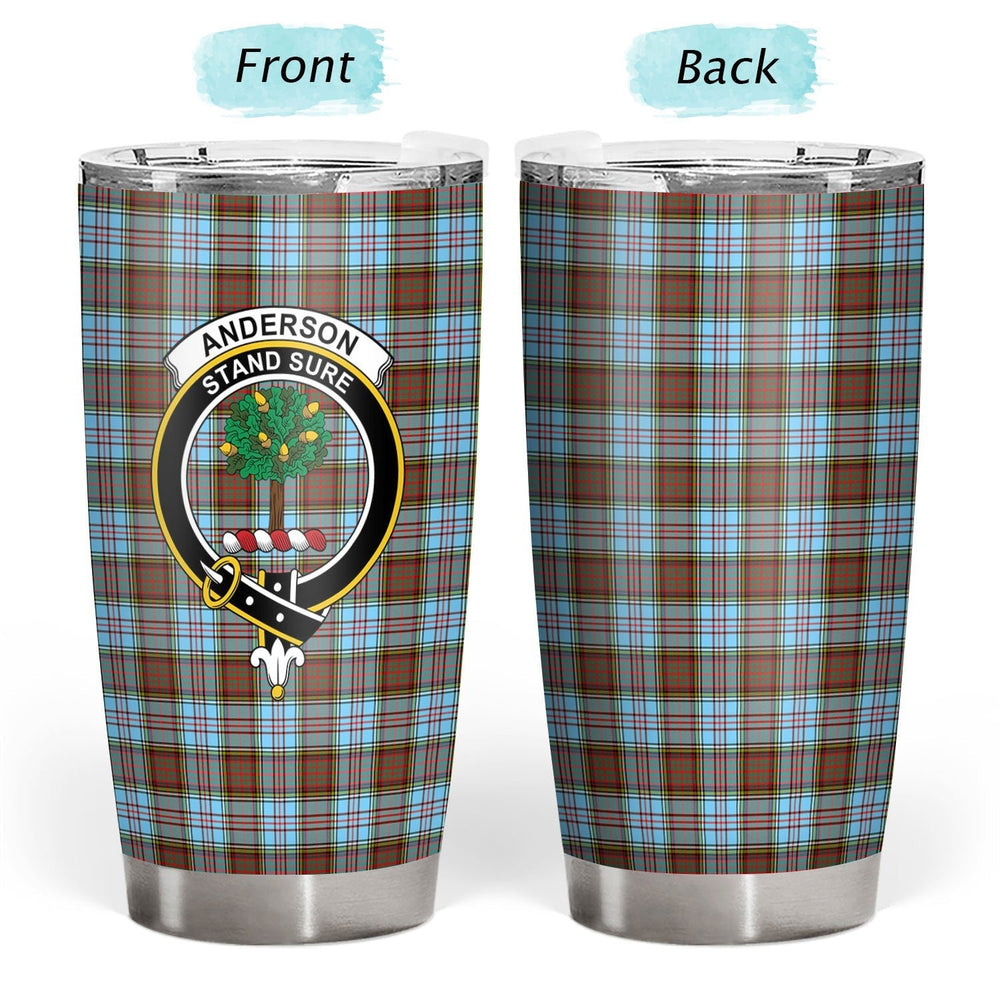 Clan Anderson Ancient Tartan Crest Tumbler WK54 Clan Anderson Tartan Today