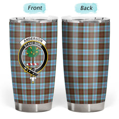 Clan Anderson Ancient Tartan Crest Tumbler WK54 Clan Anderson Tartan Today