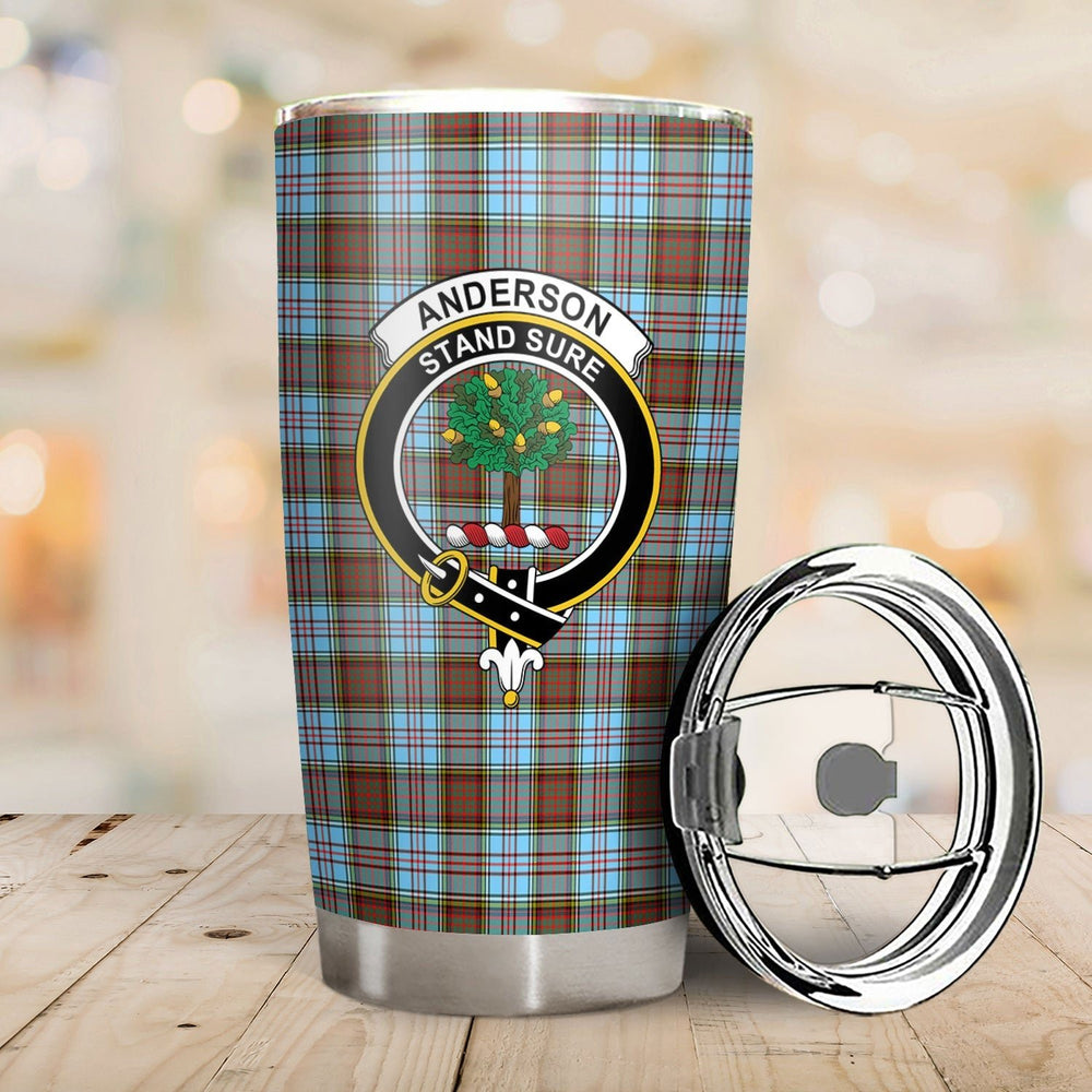 Clan Anderson Ancient Tartan Crest Tumbler WK54 Clan Anderson Tartan Today