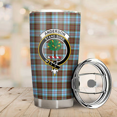 Clan Anderson Ancient Tartan Crest Tumbler WK54 Clan Anderson Tartan Today