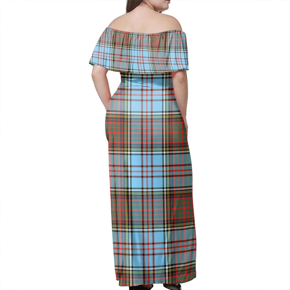 Clan Anderson Ancient Tartan Hawaii Dress IB51 Clan Anderson Tartan Hawaii Dress