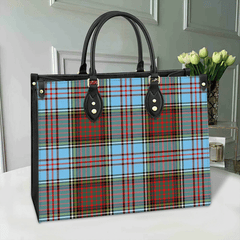 Clan Anderson Ancient Tartan Leather Bag VG37 Clan Anderson Tartan Today
